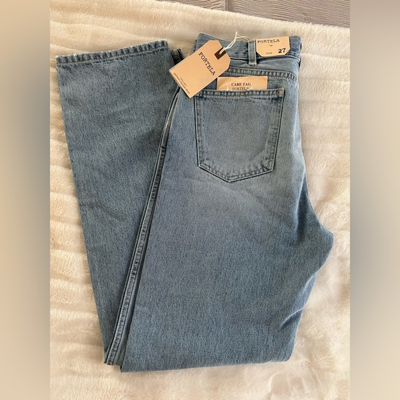 Fortela Italian denim colour code D420 light deni - Picture 3 of 7